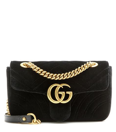 gucci black mini marmont|gucci marmont small price.